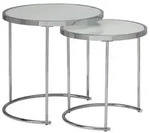 Satztisch "WL5.986", 2-er Set, silber