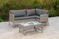 Loungegarnitur "Viletta" in Steinbeige