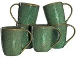 KAFFEEBECHER Matera gr&uuml;n 430 ml 6er Set