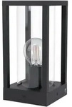 Sockelleuchte Cascinetta Klar/Schwarz max. 40 Watt