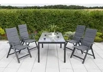 Gartensessel klappbar Taviano Metall/Textil