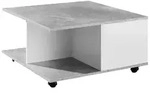 Couchtisch Betonoptik/Wei&szlig;