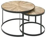 Couchtisch ''Wohnling'', Hellbraun, 2-teilig