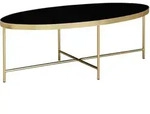 Couchtisch "WL5.993" ca. 110x56 cm, schwarz
