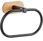 Handtuchhalter in Schwarz