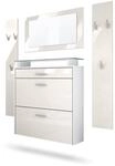 GARDEROBE Malea Front in Creme Hochglanz