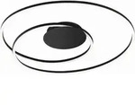 LED-Deckenleuchte Holy Schwarz max. 39 Watt Deckenlampe