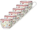 ESPRESSOTASSEN Shanti bunt 80 ml 6er Set
