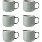 KAFFEETASSEN Jasper Mint 240 ml 6er Set