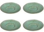 UNTERTASSEN Matera gr&uuml;n &oslash; 15.0 cm 4er Set