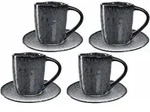 ESPRESSOTASSEN Matera Anthrazit 8-tlg.