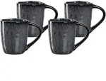 ESPRESSOTASSEN Matera anthrazit 90 ml 4er Set
