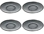 ESPRESSOUNTERTASSEN Matera anthrazit &oslash; 11.0 cm 4er Set