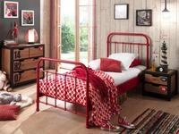 Kinder-/Juniorbett New York ca. 90x200 cm Rot
