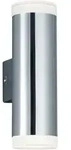 LED-Wandleuchte Ray in Wei&szlig;/Chrom max. 2x4 Watt Wandlampe