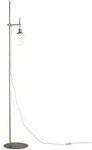 Stehleuchte Erich Wei&szlig;/Nickelfarben max.40 Watt