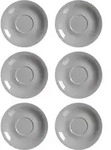 JUMBOUNTERTASSEN Doppio Grau &oslash; 17 cm 6er Set
