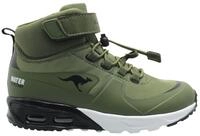 KangaROOS Unisex Kinder Kx-hydro Sneaker, Olive Jet Black, 28 EU