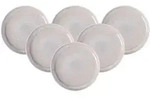SPEISETELLER Perlemor Sand beige &oslash; 27,1 cm 6er Set