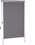 SENKRECHTMARKISE, Aluminium, Grau