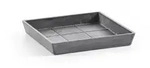 BLUMENTOPFUNTERSETZER quadratisch 22/22/2,6 cm Grau