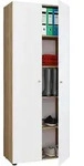 Mehrzweckschrank Vandol I Wei&szlig;/Sonoma Eiche
