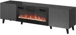 TV-ELEMENT Vamos Grey 180 mit Kamin