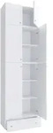 Schuhschrank Lona XXL ca.70x240x39cm Wei&szlig;