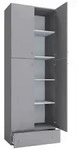 Schuhschrank Lona XXL ca.70x200x39cm Grau