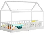 KINDERBETT Marli mit Matratze wei&szlig; 90x200 cm