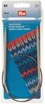 Prym 211292 Rundstricknadeln ALU 60 cm 5,00 mm grau