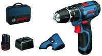 Bosch Professional 12V System Akku Schlagbohrschrauber GSB 12V-15 (inkl. 2x GBA 12V