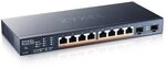 Zyxel Netzwerk Switch 8 Port | Smart Managed PoE++ | XMG1915-10EP | 8x 2.5G...