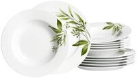 Ritzenhoff & Breker Tafelservice Evora, 12-teilig, Porzellan, Wei&szlig;