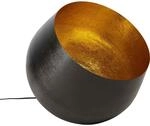 Kare Design Bodenleuchte Apollon Smooth, Schwarz, &Oslash;50cm, Bodenstehleuchte,
