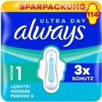 Always Ultra Damenbinden Leichte/ M&auml;ssige Periode (Gr&ouml;&szlig;e 1) mit Fl&uuml;geln 114