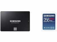 Samsung 870 EVO SATA III 2,5 Zoll SSD, 1 TB, 560 MB/s Lesen, 530 MB/s Schreiben & PRO