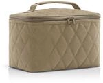 reisenthel cometic case Rhombus Olive - quadratischer Kulturbeutel,