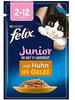 FELIX So gut wie es aussieht Junior Kittenfutter nass in Gelee, mit Huhn, 26er...