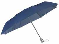 Samsonite Alu Drop S - Safe 3 Section Auto Open Close Regenschirm, 28.5 cm, Blau