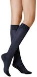 KUNERT Damen Kniestr&uuml;mpfe Warm Up 60 W&auml;rmeisolation 60 DEN Marine 0880 39-42