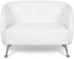 hjh OFFICE Lounge Sofa ST. Lucia Kunstleder 2-Sitzer Sofa mit weicher...