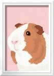 Ravensburger CreArt Niedliches Meerschweinchen - Malen nach Zahlen ab 7 |...