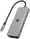 ICY BOX USB-C Docking Station (9-in-1) f&uuml;r 2 Monitore (2X HDMI), 4K 60Hz, 3-Fach USB