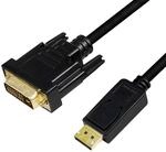 LogiLink CV0131 - DisplayPort (v1.2) auf DVI-D (24+1) Anschlusskabel f&uuml;r FULL HD