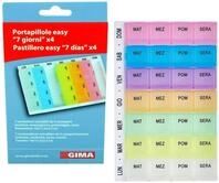 Gima - Weekly Pill Box, 7 herausnehmbare Beh&auml;lter mit 4 F&auml;chern (morgens, mittags,