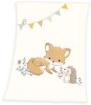 Herding Baby Best Waldfreunde Microfaser-Flauschdecke, 75 x 100 cm, Polyester,...