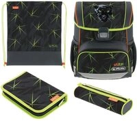 herlitz Schulranzen Set 4-teilig Loop 17 L Ergonomischer Tornister mit geringem