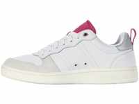 K-Swiss Damen Lozan Sneaker, White/Raspberry/StarWhite/Silver, 42 EU