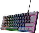 GXTrust Acira 60% Mechanische Tastatur Deutsches Layout (QWERTZ) | RGB Beleuchtung,